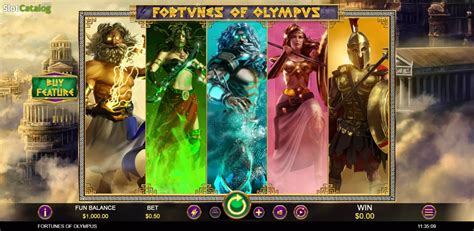 Fortunes Of Olympus Slot Grátis
